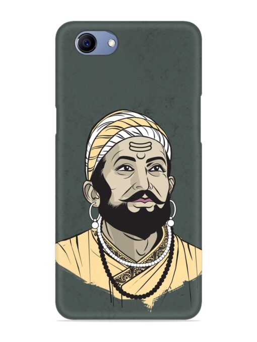 Shivaji Maharaj Vector Art Snap Case for Realme 1