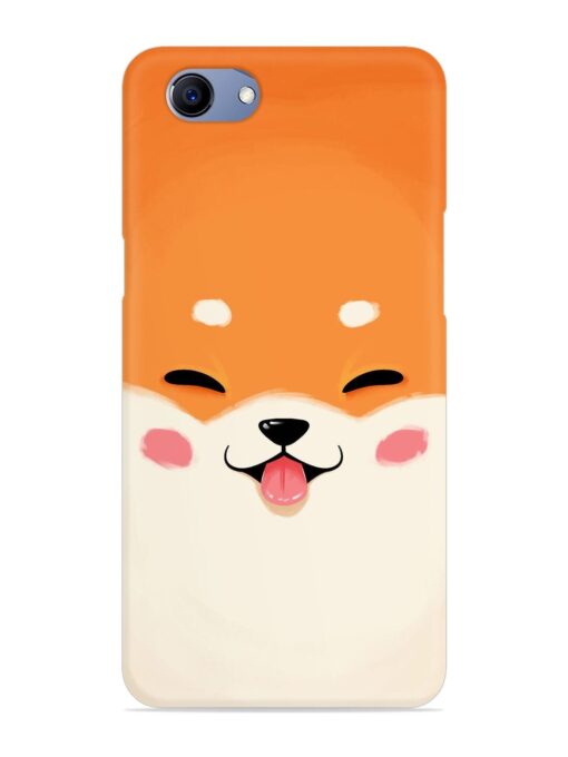 Cute Dog Face Vector Snap Case for Realme 1