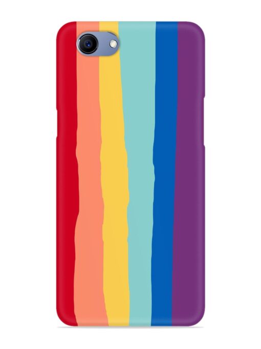 Rainbow Genuine Liquid Snap Case for Realme 1 Zapvi