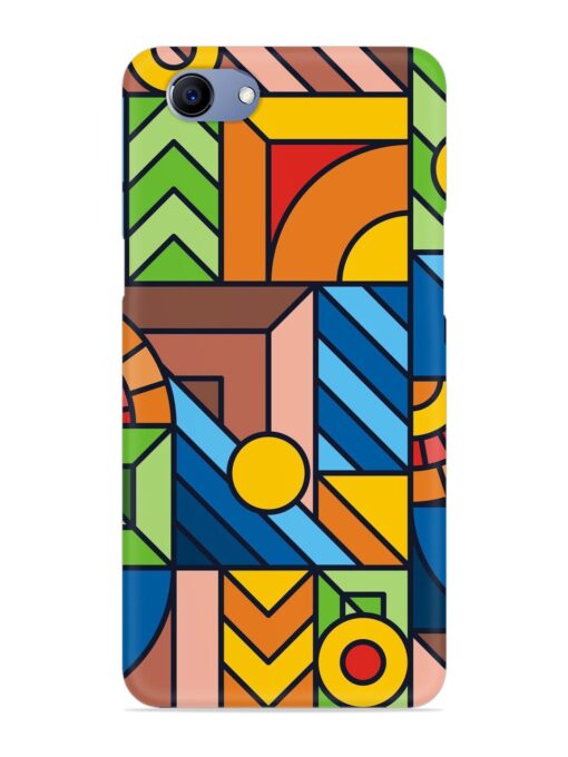 Colorful Geometric Snap Case for Realme 1