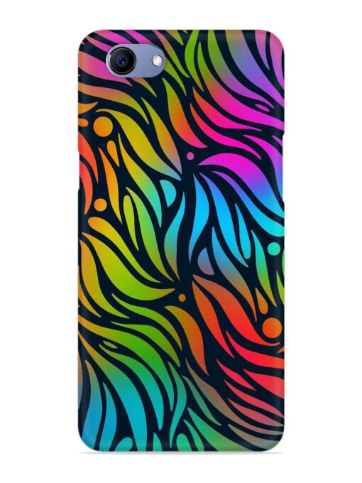 Abstract Leaf Design Snap Case for Realme 1 Zapvi