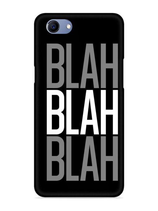 Blah Blah Blah Wallpaper Snap Case for Realme 1