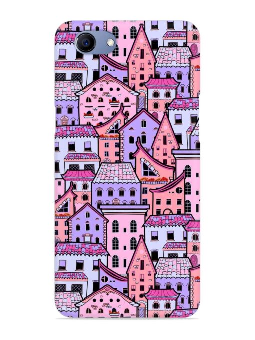 Seamless Pattern Houses Snap Case for Realme 1