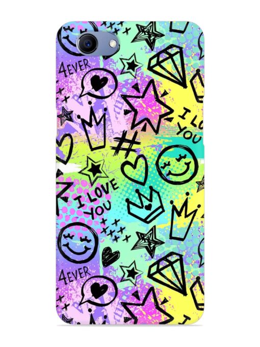 Bright Seamless Pattern Snap Case for Realme 1 Zapvi