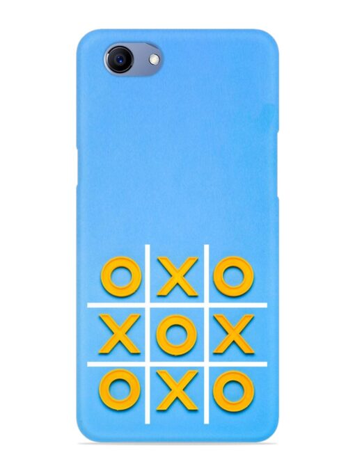 Yellow Plastic Crosses Snap Case for Realme 1