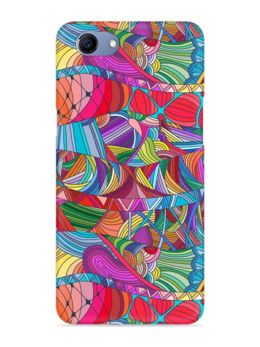 Seamless Patterns Hand Drawn Snap Case for Realme 1