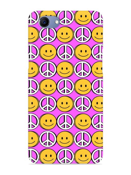 Smiley Face Peace Snap Case for Realme 1 Zapvi