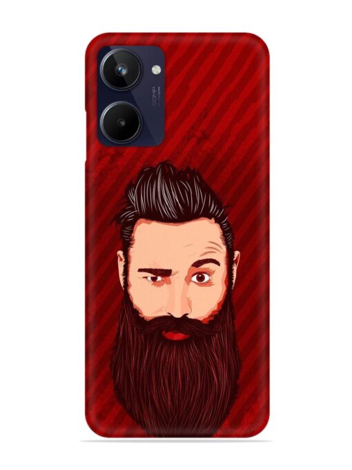 Beardo Man Snap Case for Realme 10 Zapvi