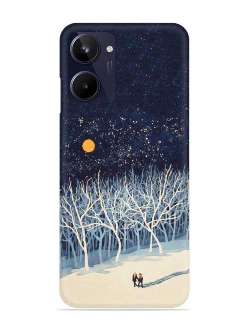 Full Moon Snowshoe Tour Snap Case for Realme 10 Zapvi