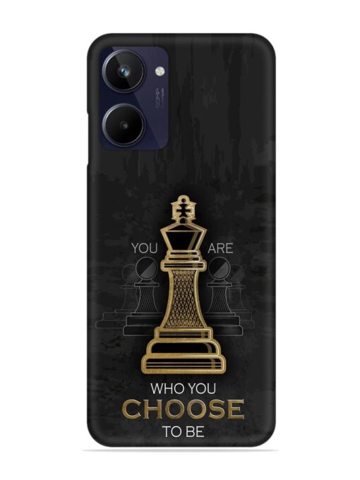 You Are Who Choose To Be Snap Case for Realme 10 Zapvi