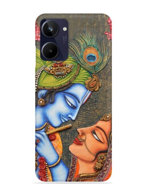 Lord Radha Krishna Flute Art Snap Case for Realme 10 Zapvi