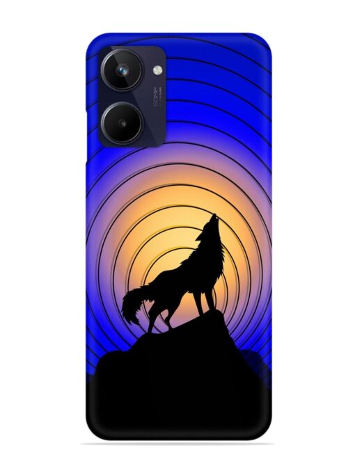 Fox Roaring Design Snap Case for Realme 10 Zapvi