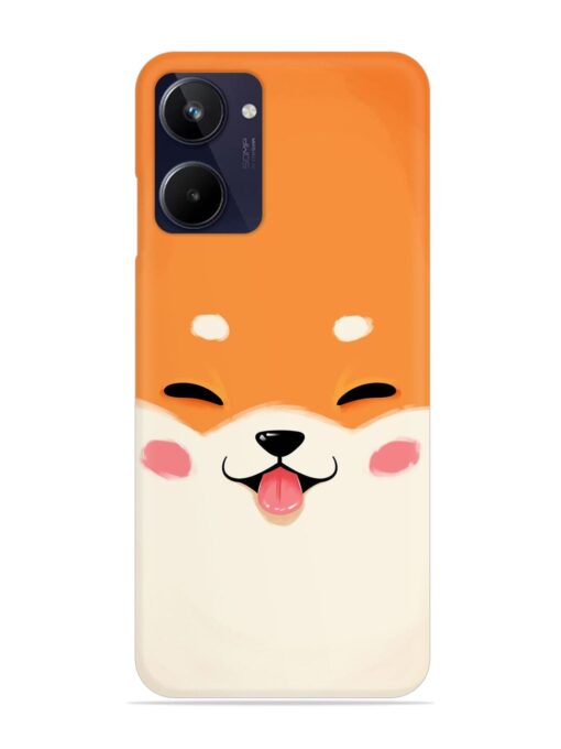 Happy Cat Art Snap Case for Realme 10 Zapvi