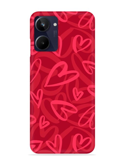 Seamless Romantic Pattern Snap Case for Realme 10 Zapvi