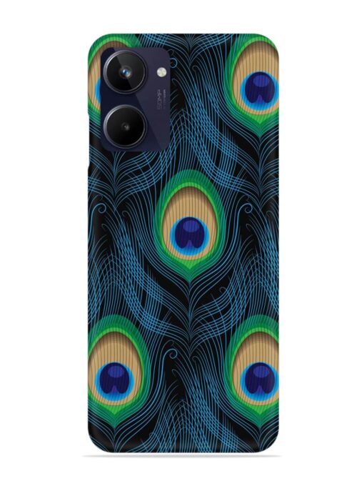 Seamless Pattern Peacock Snap Case for Realme 10 Zapvi