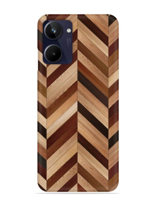 Seamless Wood Parquet Snap Case for Realme 10 Zapvi