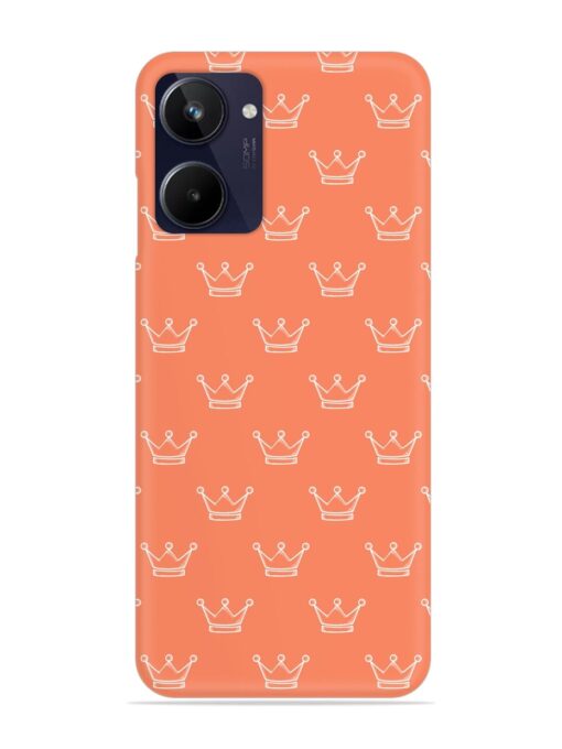 Hand Drawn Crown Snap Case for Realme 10