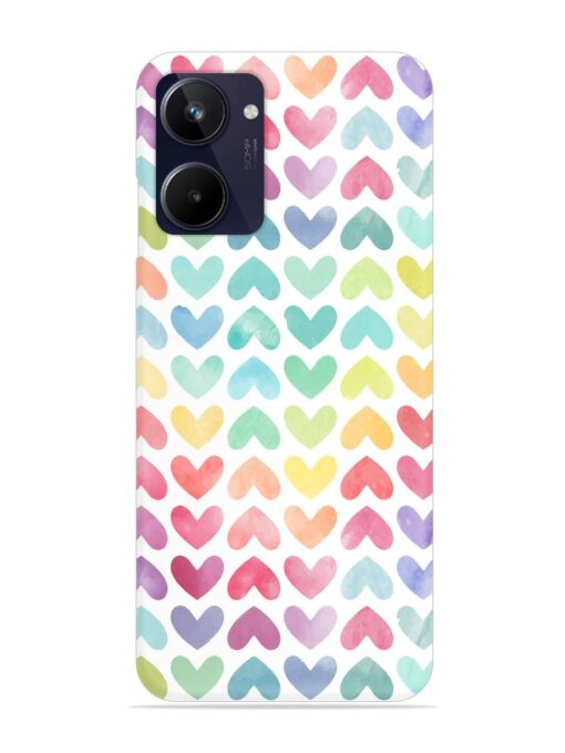 Seamless Colorful Watercolor Snap Case for Realme 10 Zapvi