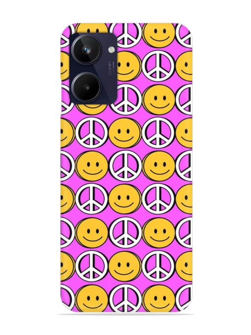 Smiley Face Peace Snap Case for Realme 10 Zapvi