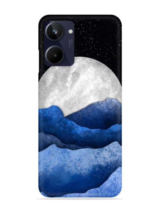 Full Moon Mountain Vector Snap Case for Realme 10