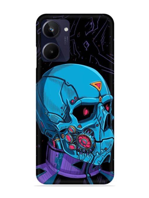 Skull Robo Vector Snap Case for Realme 10 Zapvi