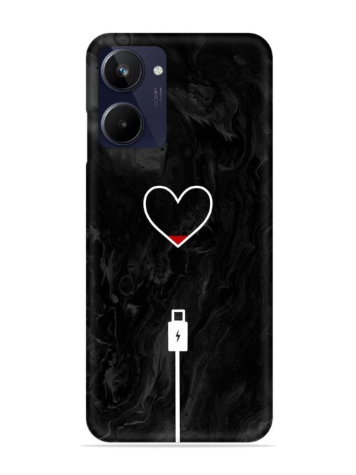 Heart Charging Vector Snap Case for Realme 10 Zapvi