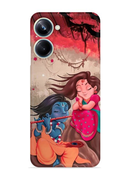 Radhe Krishna Water Art Snap Case for Realme 10 Pro (5G)