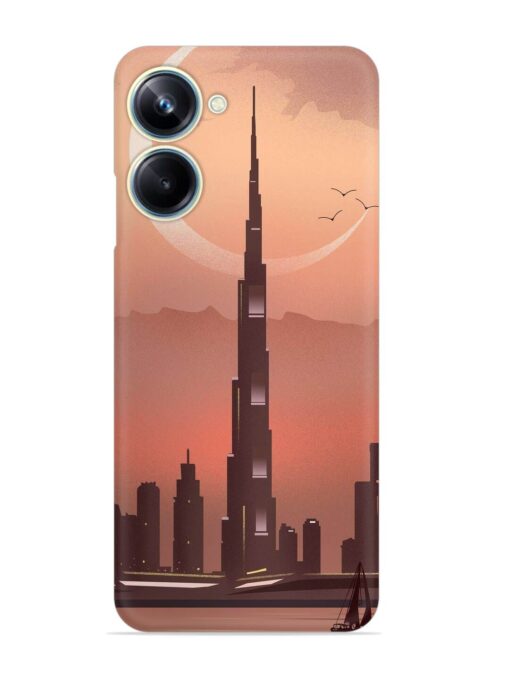 Landmark Burj Khalifa Snap Case for Realme 10 Pro (5G) Zapvi