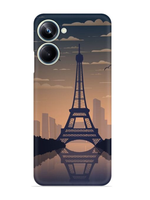 France Paris Eiffel Tower Gradient Snap Case for Realme 10 Pro (5G) Zapvi