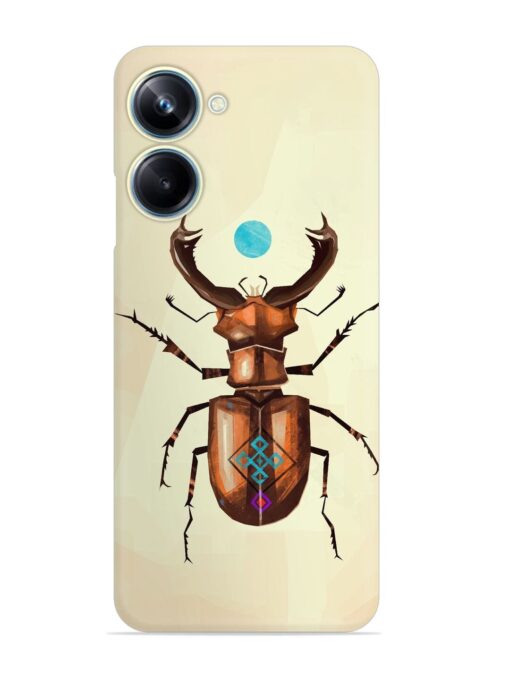 Stag Beetle Vector Snap Case for Realme 10 Pro (5G) Zapvi