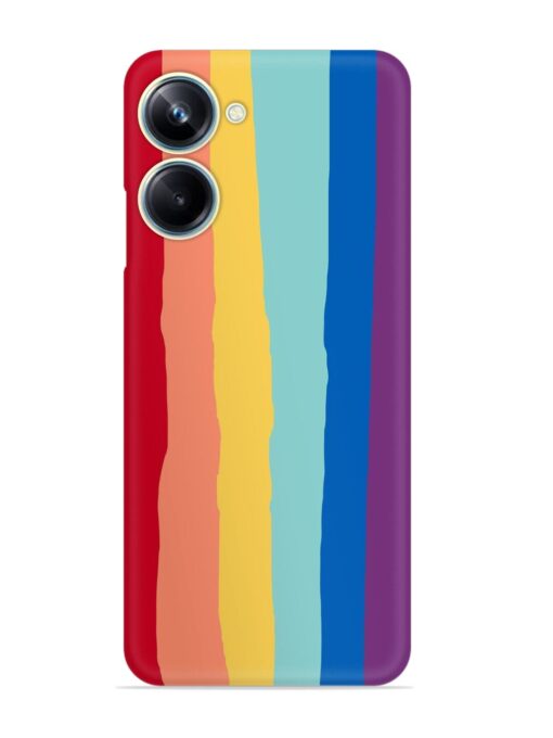 Rainbow Genuine Liquid Snap Case for Realme 10 Pro (5G)