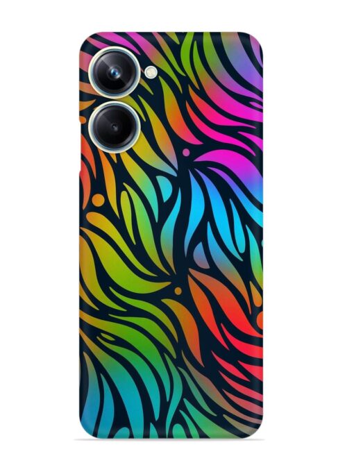 Abstract Leaf Design Snap Case for Realme 10 Pro (5G) Zapvi