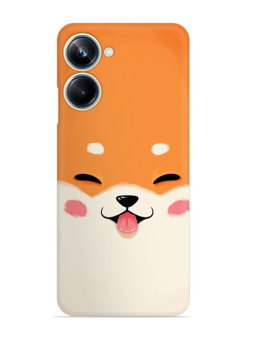 Happy Cat Art Snap Case for Realme 10 Pro (5G) Zapvi