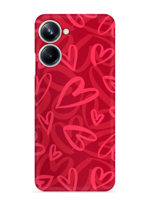 Seamless Romantic Pattern Snap Case for Realme 10 Pro (5G) Zapvi