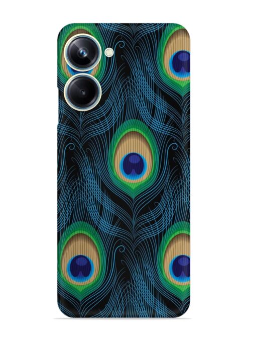 Seamless Pattern Peacock Snap Case for Realme 10 Pro (5G)