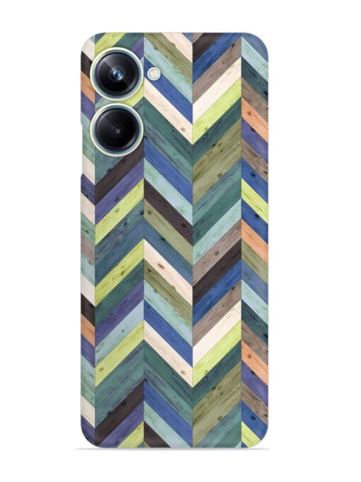 Chevron Random Color Snap Case for Realme 10 Pro (5G) Zapvi