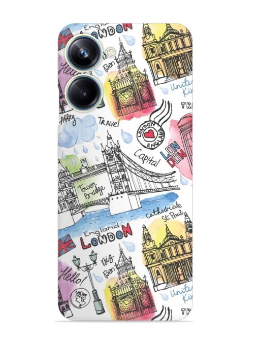 Vector London Landmark Snap Case for Realme 10 Pro (5G) Zapvi