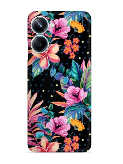 Seamless Floral Pattern Snap Case for Realme 10 Pro (5G)