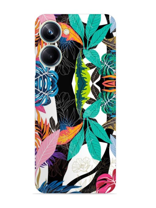 Floral Pattern Bright Snap Case for Realme 10 Pro (5G)