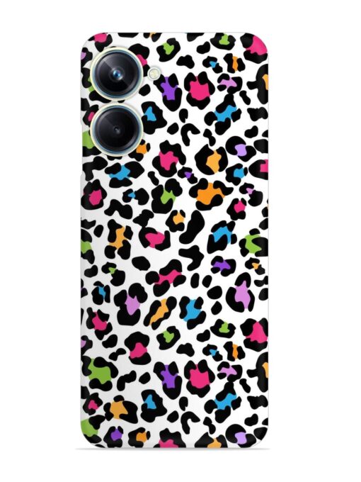 Seamless Leopard Pattern Snap Case for Realme 10 Pro (5G)