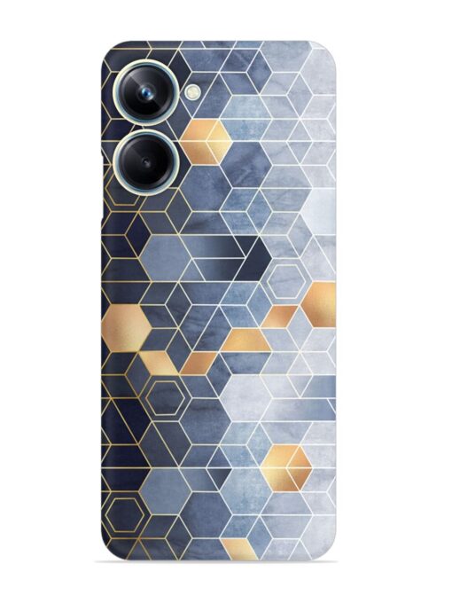 Geometric Abstraction Hexagons Snap Case for Realme 10 Pro (5G) Zapvi