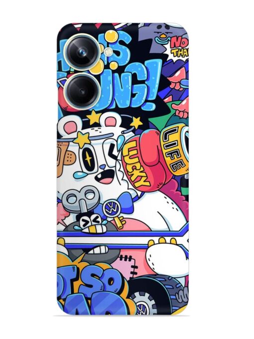 Universal Doodle Snap Case for Realme 10 Pro (5G)