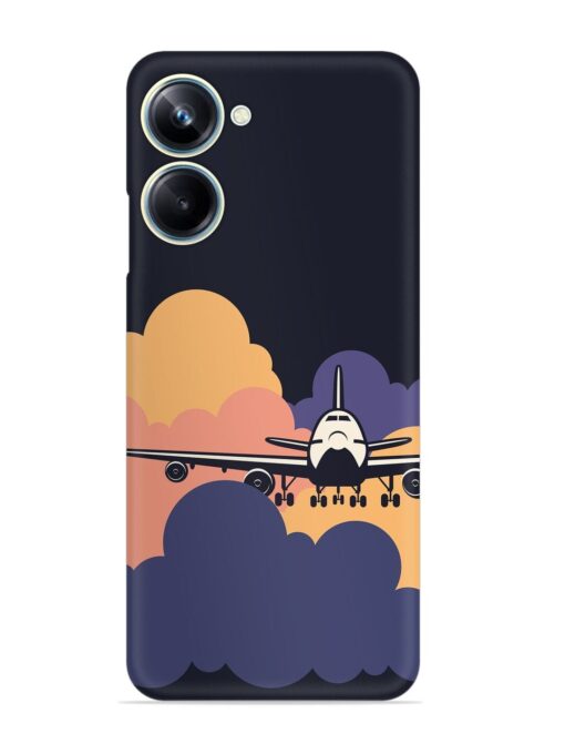 Aeroplane vector Snap Case for Realme 10 Pro (5G) Zapvi