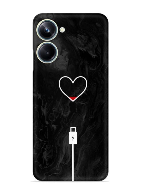 Heart Charging Vector Snap Case for Realme 10 Pro (5G) Zapvi