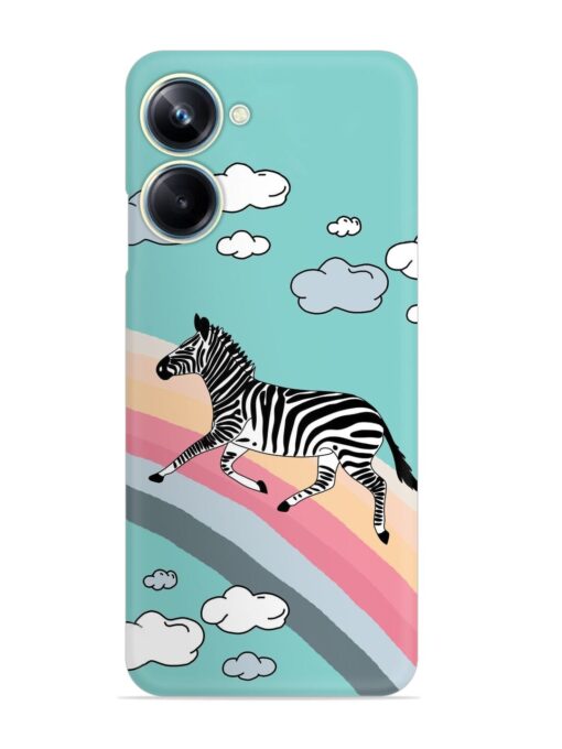 Running Zebra Snap Case for Realme 10 Pro (5G) Zapvi