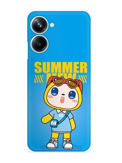 Summer Mew Cartoon Snap Case for Realme 10 Pro (5G)