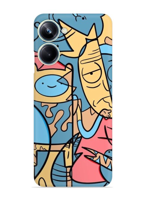 Silly Face Doodle Snap Case for Realme 10 Pro (5G) Zapvi