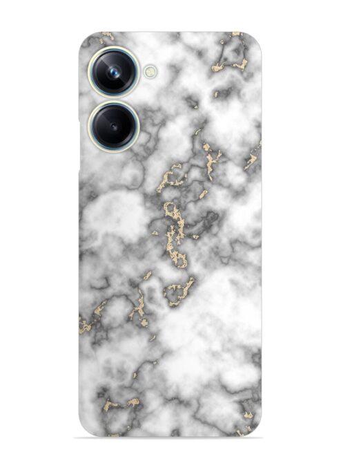 Gray And Gold Marble Snap Case for Realme 10 Pro Plus (5G) Zapvi