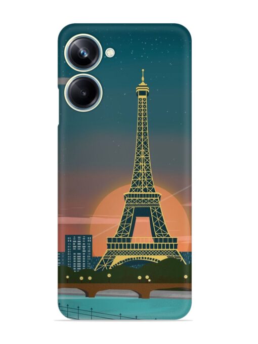 Scenery Architecture France Paris Snap Case for Realme 10 Pro Plus (5G)