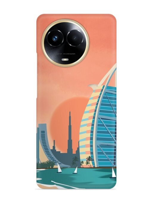 Dubai Architectural Scenery Snap Case for Realme 11 (5G)